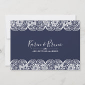 Einladung zur Vintagen Hochzeit (Rückseite)