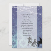 Einladung zur Vintagen Hochzeit (Rückseite)