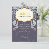 Einladung zur Vintagen jüdischen Hochzeit (Stehend Vorderseite)