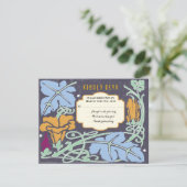 Einladung zur Vintagen jüdischen Hochzeit (Stehend Vorderseite)