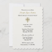 Einladung zur Vintagen Kommunion (Rückseite)