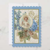 Einladung zur Vintagen Kommunion (Vorderseite)