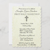 Einladung zur Vintagen Kommunion (Rückseite)