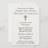 Einladung zur Vintagen Kommunion (Rückseite)