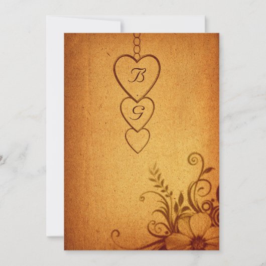 Einladung zur Vintagen Komposition (Vorderseite)