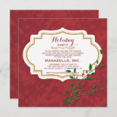 Einladung zur Vintagen Label-Feier (Vorne/Hinten)