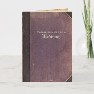 Einladung zur Vintagen Lila Hochzeit