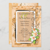 Einladung zur Vintagen Orangenpest (Vorne/Hinten)