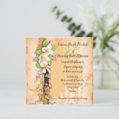 Einladung zur Vintagen Orangenpest (Stehend Vorderseite)