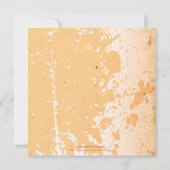 Einladung zur Vintagen Orangenpest (Rückseite)