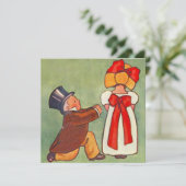 Einladung zur Vintagen-Stilgruppe (Stehend Vorderseite)