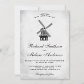 Einladung zur Vintagen Windmühle (Vorderseite)