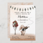 Einladung zur Violine-Erwägung (Vorne/Hinten)