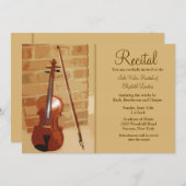 Einladung zur Violine-Erwägung (Vorne/Hinten)