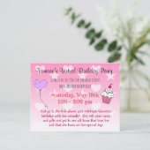 Einladung zur virtuellen Geburtstagspartei Postkarte (Stehend Vorderseite)