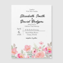 Einladung zur vollblütigen Blütenhochzeit