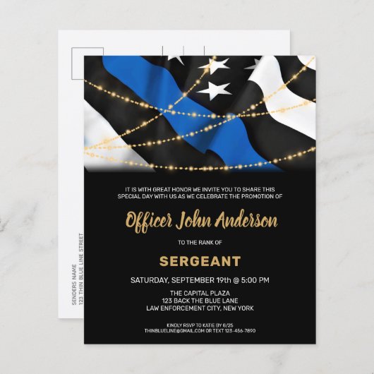 Einladung zur Vollstreckung der Werbeaktion der Ha (Vorne/Hinten)