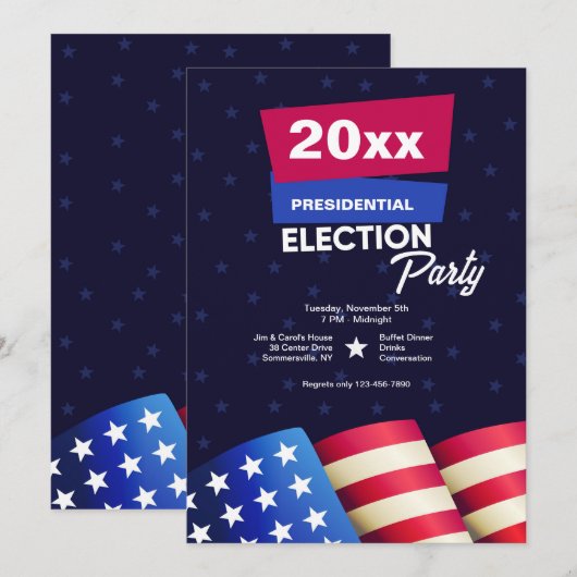 Einladung zur Wahl (Vorne/Hinten)