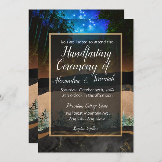 Einladung zur Waldbewirtschaftung (Vorne/Hinten)