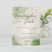 Einladung zur Waldhochzeit (Stehend Vorderseite)