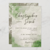 Einladung zur Waldhochzeit (Vorne/Hinten)