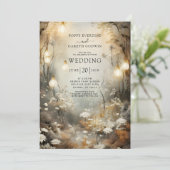 Einladung zur Waldhochzeit (Stehend Vorderseite)