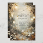 Einladung zur Waldhochzeit (Vorne/Hinten)