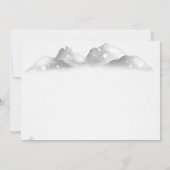 Einladung zur Waldhochzeit (Rückseite)