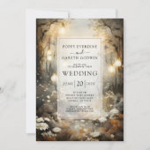 Einladung zur Waldhochzeit (Vorderseite)