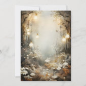 Einladung zur Waldhochzeit (Rückseite)