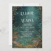 Einladung zur Waldhochzeit (Vorderseite)