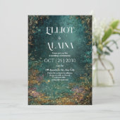 Einladung zur Waldhochzeit (Stehend Vorderseite)