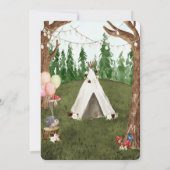 Einladung zur Waldhochzeit - mit Katzen (Rückseite)