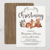 Einladung zur Waldweihnachtsfeier (Vorne/Hinten)