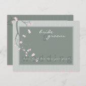 EINLADUNG ZUR WEDTUNG: Kirschblüte (Vorne/Hinten)