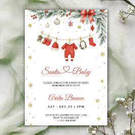 Einladung zur Weihnachts-Baby-Party