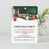 Einladung zur Weihnachtsbande in London (Stehend Vorderseite)