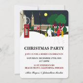 Einladung zur Weihnachtsbande in London (Vorderseite)
