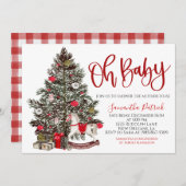 Einladung zur Weihnachtsbaume (Vorne/Hinten)