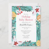 Einladung zur Weihnachtsblütendusche (Vorderseite)