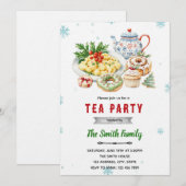 Einladung zur Weihnachtsbrunchparty (Vorne/Hinten)