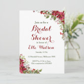 Einladung zur Weihnachtsdusche (Stehend Vorderseite)