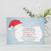 Einladung zur Weihnachtsdusche (Stehend Vorderseite)