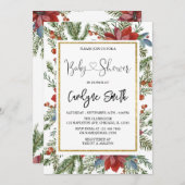 Einladung zur Weihnachtsdusche (Vorne/Hinten)