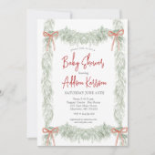 Einladung zur Weihnachtsdusche (Vorderseite)