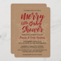 Einladung zur Weihnachtsdusche