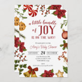 Einladung zur Weihnachtsdusche (Vorne/Hinten)