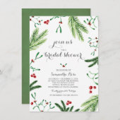 Einladung zur Weihnachtsdusche (Vorne/Hinten)