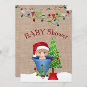 Einladung zur Weihnachtsdusche (Vorne/Hinten)