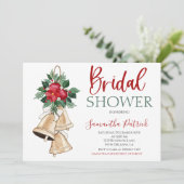 Einladung zur Weihnachtsdusche (Stehend Vorderseite)